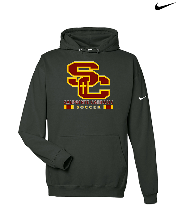 Salpointe Catholic HS Girls Soccer Stacked - Nike Club Fleece Hoodie
