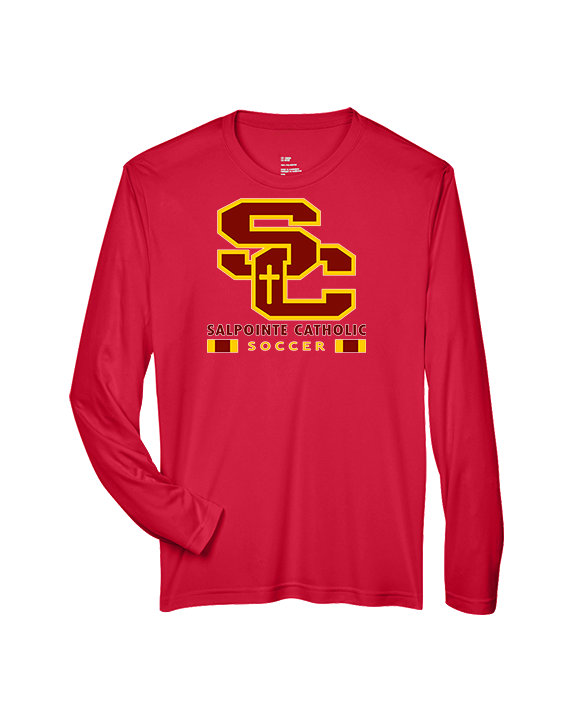 Salpointe Catholic HS Girls Soccer Stacked - Performance Longsleeve