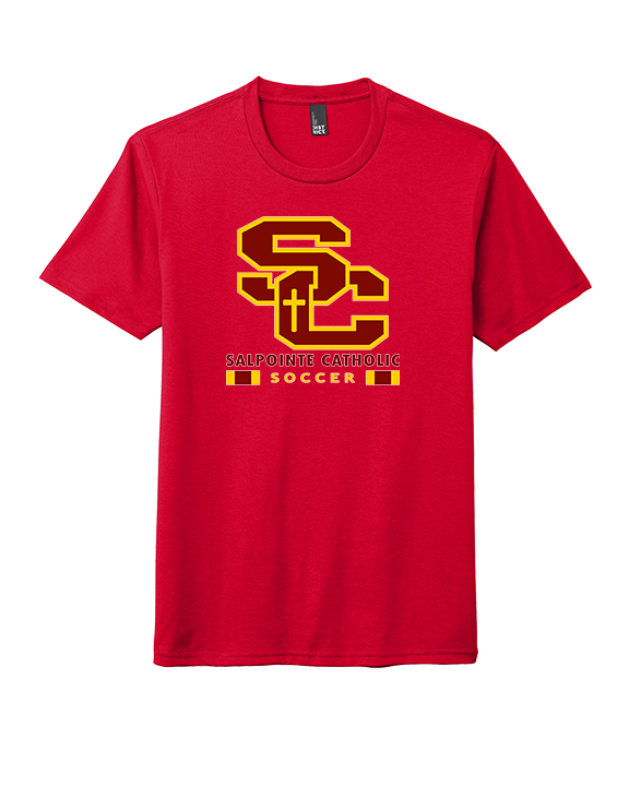 Salpointe Catholic HS Girls Soccer Stacked - Tri-Blend Shirt