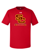 Salpointe Catholic HS Girls Soccer Stacked - Under Armour Mens Team Tech T-Shirt