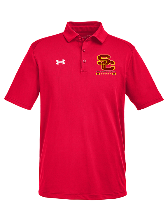 Salpointe Catholic HS Girls Soccer Stacked - Under Armour Mens Tech Polo