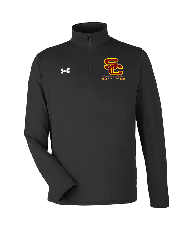 Salpointe Catholic HS Girls Soccer Stacked - Under Armour Mens Tech Quarter Zip