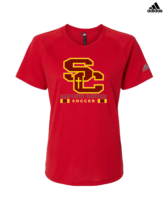 Salpointe Catholic HS Girls Soccer Stacked - Womens Adidas Performance Shirt