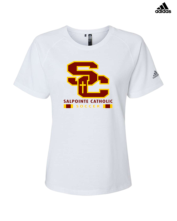 Salpointe Catholic HS Girls Soccer Stacked - Womens Adidas Performance Shirt