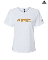 Salpointe Catholic HS Softball Basic - Womens Adidas Performance Shirt