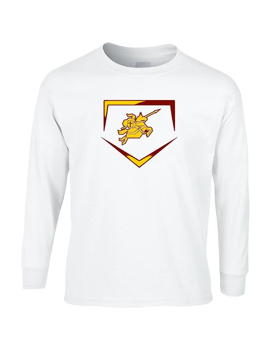 Salpointe Catholic HS Softball Plate - Cotton Longsleeve