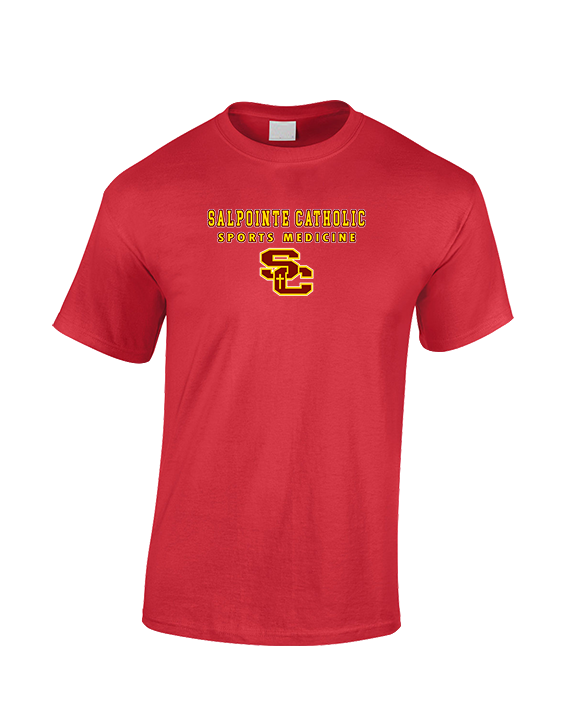 Salpointe Catholic HS Sports Medicine Block - Cotton T-Shirt
