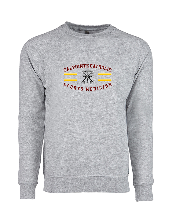 Salpointe Catholic HS Sports Medicine Curve - Crewneck Sweatshirt