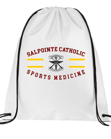 Salpointe Catholic HS Sports Medicine Curve - Drawstring Bag