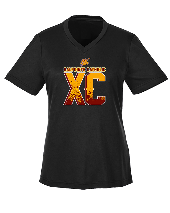 Salpointe Catholic HS XC Splatter - Womens Performance Shirt