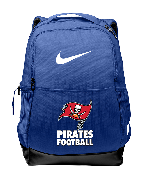 San Leandro HS Football Pirates Flag - Nike Brasilia Medium Backpack