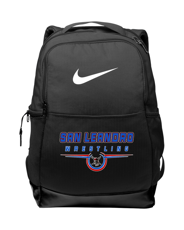 San Leandro HS Wrestling Design - Nike Brasilia Backpack