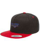 San Leandro HS Wrestling Design - Twill Snapback Cap