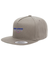 San Leandro HS Wrestling Design - Twill Snapback Cap