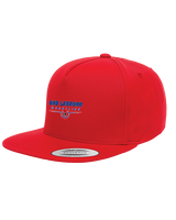 San Leandro HS Wrestling Design - Twill Snapback Cap