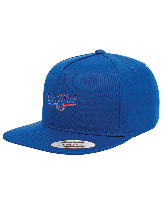 San Leandro HS Wrestling Design - Twill Snapback Cap