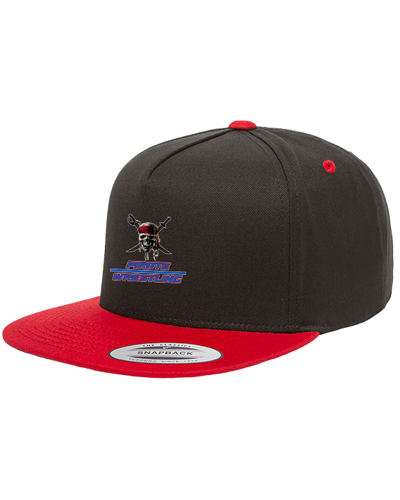 San Leandro HS Wrestling Split - Twill Snapback Cap