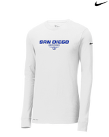 San Diego HS Football Design - Mens Nike Longsleeve