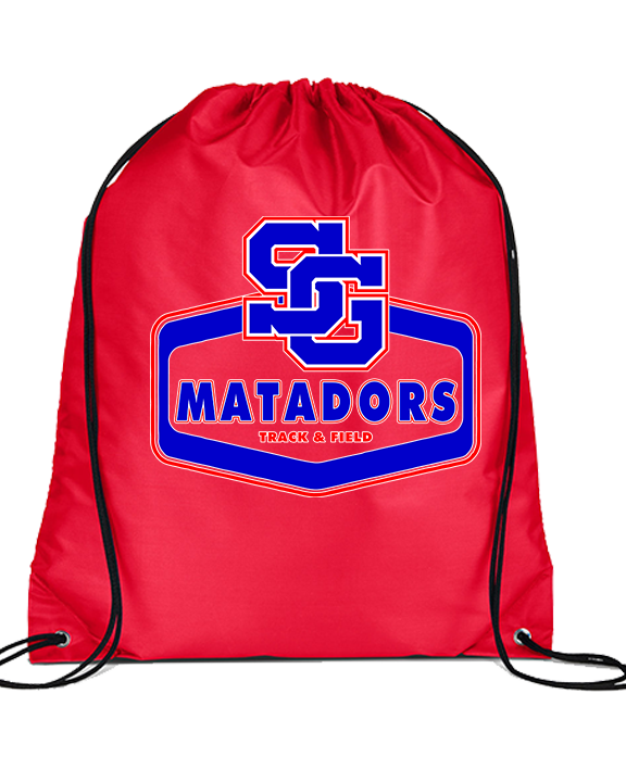 San Gabriel HS Track & Field Board - Drawstring Bag