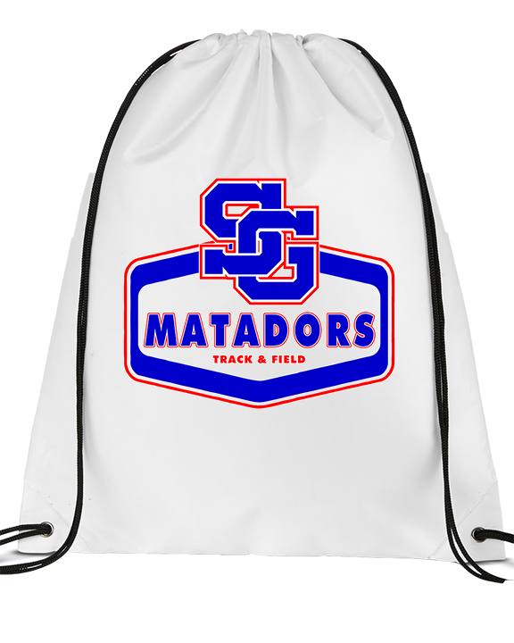 San Gabriel HS Track & Field Board - Drawstring Bag
