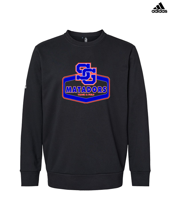 San Gabriel HS Track & Field Board - Mens Adidas Crewneck