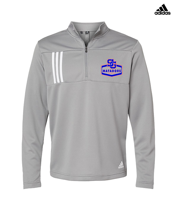 San Gabriel HS Track & Field Board - Mens Adidas Quarter Zip