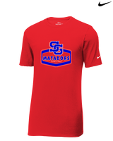 San Gabriel HS Track & Field Board - Mens Nike Cotton Poly Tee