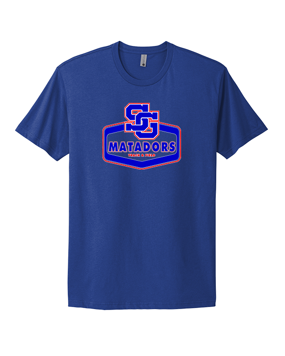 San Gabriel HS Track & Field Board - Mens Select Cotton T-Shirt