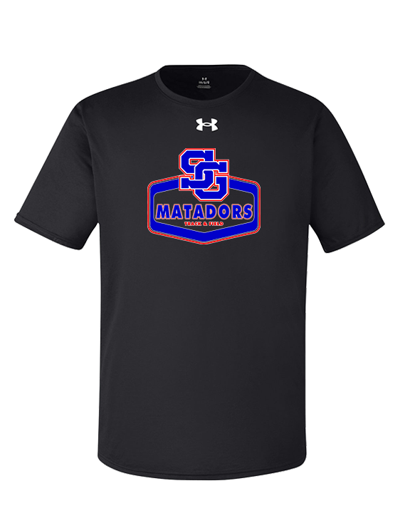 San Gabriel HS Track & Field Board - Under Armour Mens Team Tech T-Shirt