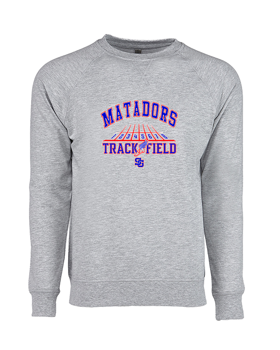 San Gabriel HS Track & Field Lanes - Crewneck Sweatshirt