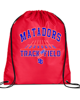 San Gabriel HS Track & Field Lanes - Drawstring Bag