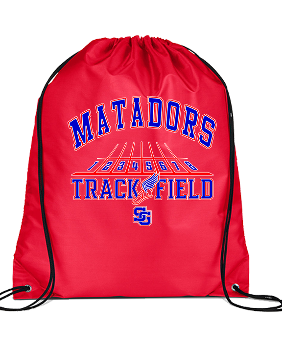 San Gabriel HS Track & Field Lanes - Drawstring Bag