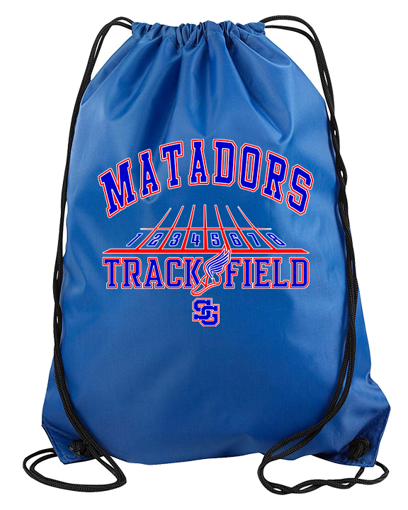 San Gabriel HS Track & Field Lanes - Drawstring Bag