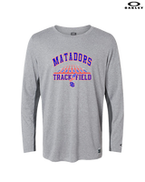San Gabriel HS Track & Field Lanes - Mens Oakley Longsleeve