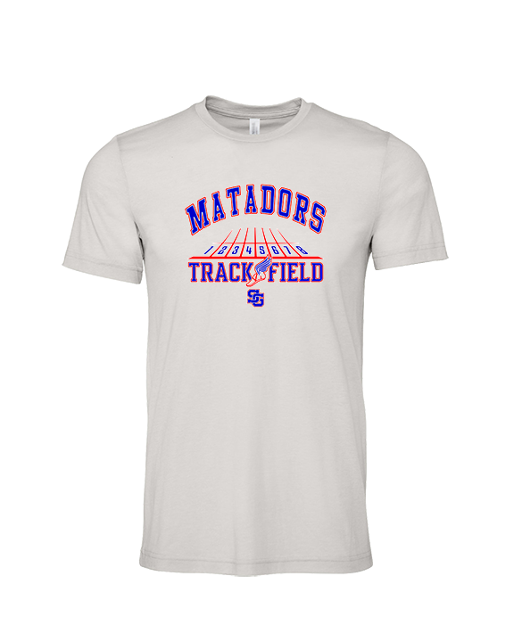 San Gabriel HS Track & Field Lanes - Tri-Blend Shirt
