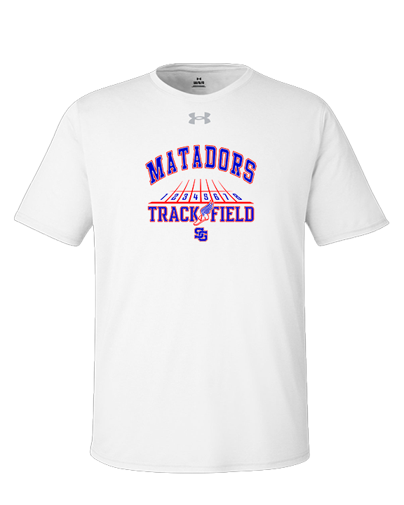 San Gabriel HS Track & Field Lanes - Under Armour Mens Team Tech T-Shirt