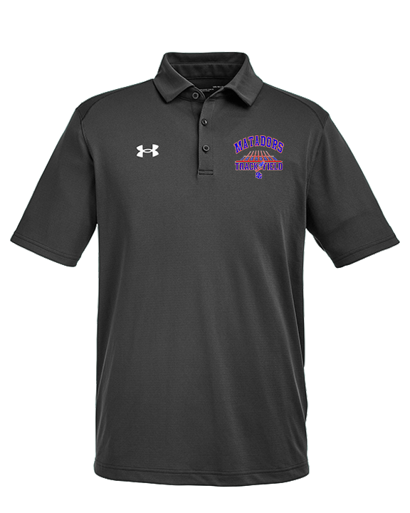 San Gabriel HS Track & Field Lanes - Under Armour Mens Tech Polo