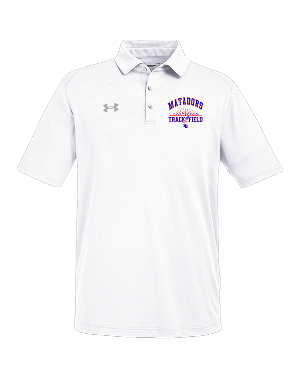 San Gabriel HS Track & Field Lanes - Under Armour Mens Tech Polo