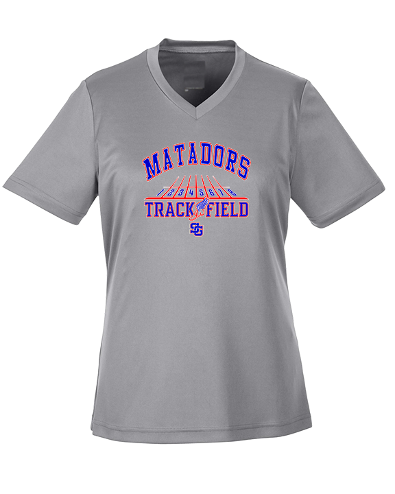 San Gabriel HS Track & Field Lanes - Womens Performance Shirt