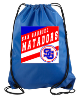 San Gabriel HS Track & Field Square - Drawstring Bag