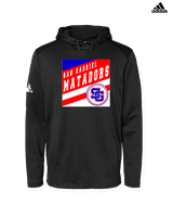 San Gabriel HS Track & Field Square - Mens Adidas Hoodie