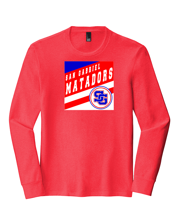 San Gabriel HS Track & Field Square - Tri-Blend Long Sleeve