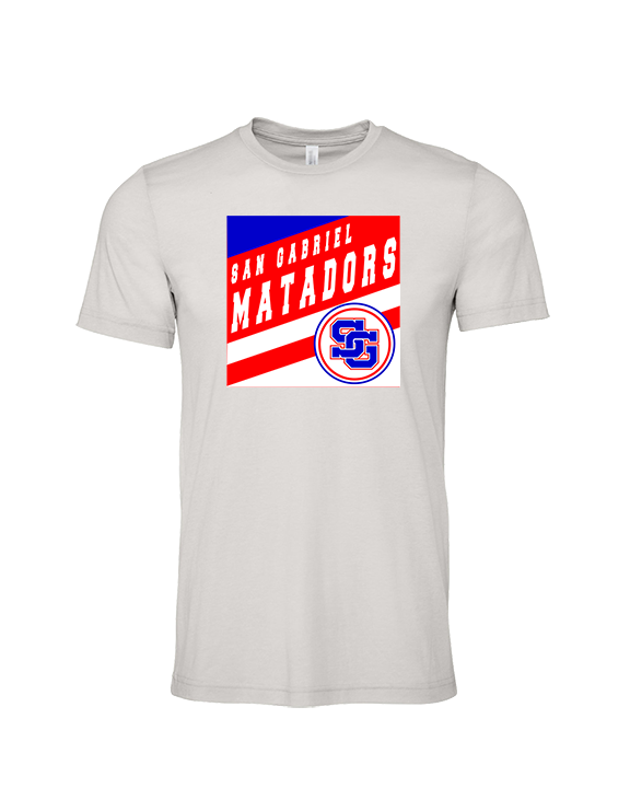 San Gabriel HS Track & Field Square - Tri-Blend Shirt