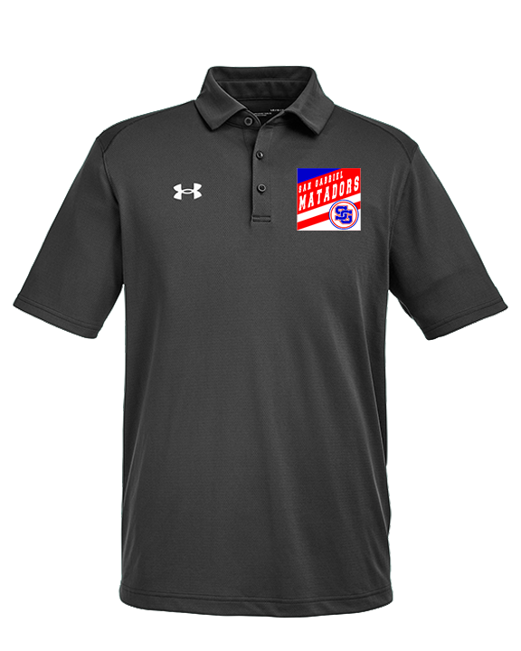 San Gabriel HS Track & Field Square - Under Armour Mens Tech Polo