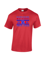 San Gabriel HS Track & Field Stamp - Cotton T-Shirt