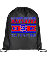 San Gabriel HS Track & Field Stamp - Drawstring Bag