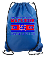 San Gabriel HS Track & Field Stamp - Drawstring Bag