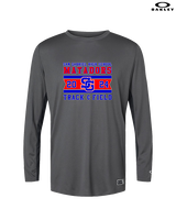 San Gabriel HS Track & Field Stamp - Mens Oakley Longsleeve