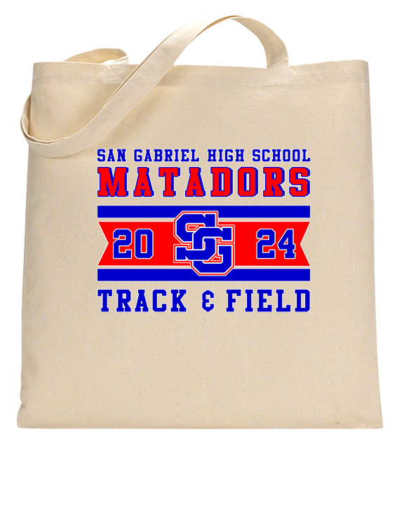 San Gabriel HS Track & Field Stamp - Tote