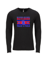 San Gabriel HS Track & Field Stamp - Tri-Blend Long Sleeve